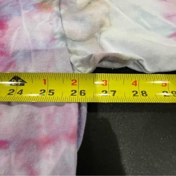 Funky tie dye t-shirt 3XL purple gold gray blue spiral ice dye - Picture 9 of 10